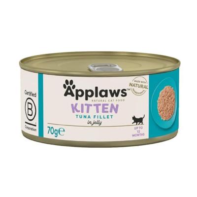 APPLAWS Kitten Tuna fillet in jelly - nat kattenvoer - 70g