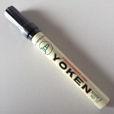 Stift Yoken No. 10 zwart ronde punt