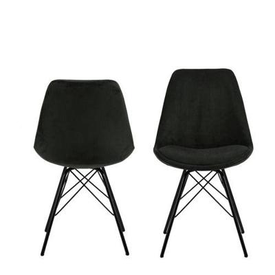 Bendt Eetkamerstoel 'Liva' Rib, kleur Donkergroen Bendt Eetkamerstoel 'Liva' Rib, kleur Donkergroen