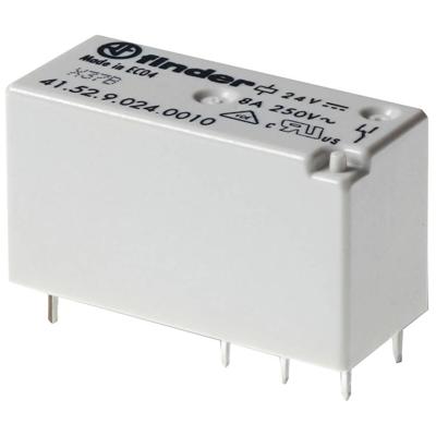 Finder 41.52.9.110.0010 Printrelais 110 V/DC 8 A 2x wisselcontact 1 stuk(s) Finder 41.52.9.110.0010 Printrelais 110 V/DC 8 A 2x wisselcontact 1 stuk(s)