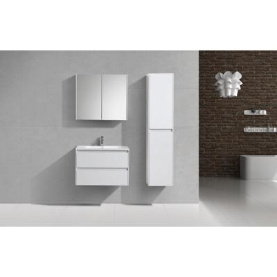 Badkamermeubelset Sanimar Murcia 75 cm Inclusief Spiegelkast Wit Sanimar Badkamermeubelset Sanimar Murcia 75 cm Inclusief Spiegelkast Wit Sanimar