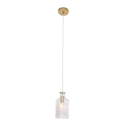 Mexlite Hanglamp Grazio glass Ø 10 cm mat goud Mexlite Hanglamp Grazio glass Ø 10 cm mat goud