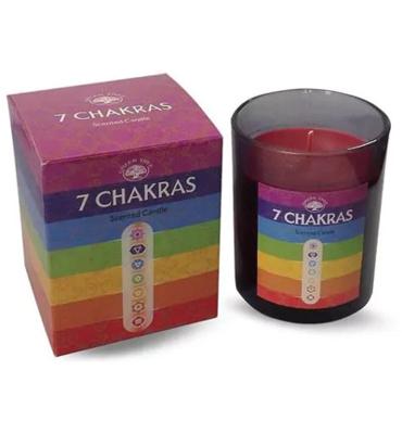 Green Tree Geurkaars 7 chakra (210 gr)