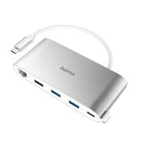 Hama USB-C-hub Multiport 8-poorts 3x USB-A 2x USB-C VGA HDMI™ LAN - thumbnail