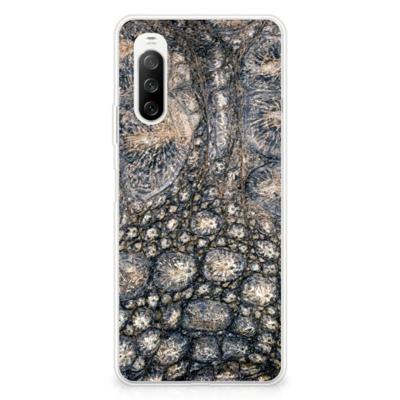 Sony Xperia 10 III | TPU Hoesje | Krokodillenprint Sony Xperia 10 III | TPU Hoesje | Krokodillenprint
