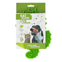 Eat Slow Live Longer Lick Mat Seahorse Groen - thumbnail