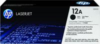 HP Toner 12A Origineel Zwart 2000 bladzijden Q2612A - thumbnail