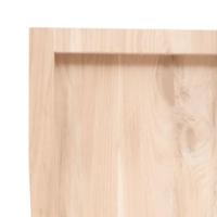 Wandschap 40x50x6 cm onbehandeld massief eikenhout - thumbnail