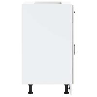 Keuken onderkast Kalmar bewerkt hout grijs sonoma eiken - thumbnail