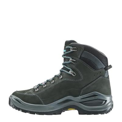Lowa Renegade Evo GTX Mid Hoge Wandelschoen Dames Asphalt/Turqoise 4,5