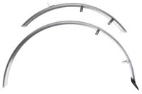 Eurofender Spatbordset elegance 28" x 46 mm - zilver - thumbnail