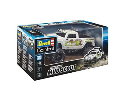 Revell Control 24643 New Mud Scout 1:10 RC modelauto voor beginners Elektro Monstertruck Achterwielaandrijving Revell Control 24643 New Mud Scout 1:10 RC modelauto voor beginners Elektro Monstertruck Achterwielaandrijving