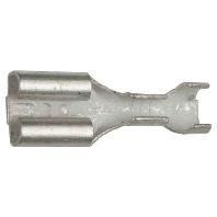 Klauke 18202 Platte stekker (female) Insteekbreedte: 4.80 mm Insteekdikte: 0.50 mm 180 ° Ongeïsoleerd Messing 1 stuk(s)