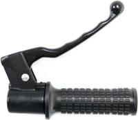Domino gasgriffarmatur "piaggio style" throttle grips alu sw 1-pull, brake leve - thumbnail