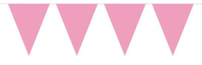 Roze Mini Vlaggenlijn - 3 meter