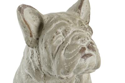 Decoratieve figuren DKD Home Decor Verouderde afwerking Grijs Hars Hond (19 x 39 x 28,5 cm)