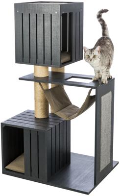 TRIXIE BE NORDIC KRABPAAL FREIA ANTRACIET / ZAND 70X58X123 CM