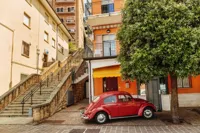 Alexsar Art Tuinschilderij rode kever 130x70cm - thumbnail