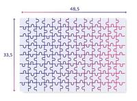 Clementoni glitter puzzel disney prinses, 104st. - thumbnail