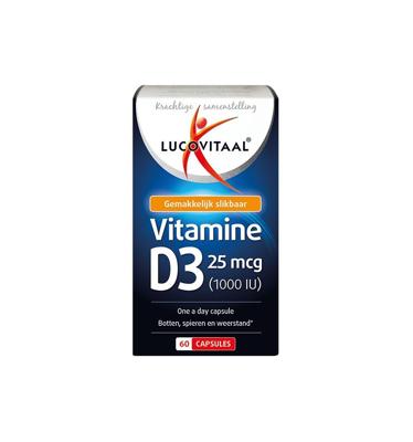 Lucovitaal Vitamine D3 25mcg 60Capsules