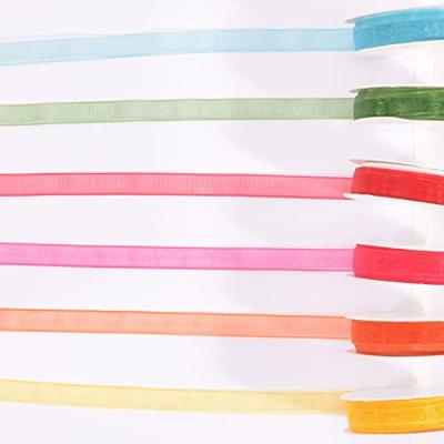 Vaessen Creative • organzalint 6 kleuren 6mmx2m zomer