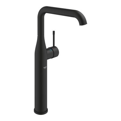 Grohe Essence New 1-gats wastafelkraan xl-size m. gladde body voorsprong 17.9cm phantom black 24170kf1 Grohe Essence New 1-gats wastafelkraan xl-size m. gladde body voorsprong 17.9cm phantom black 24170kf1
