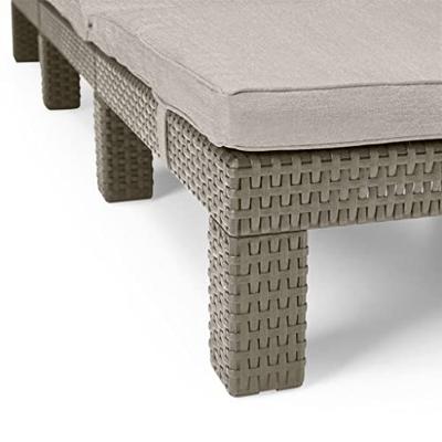 Daytona sunlounger cappucino