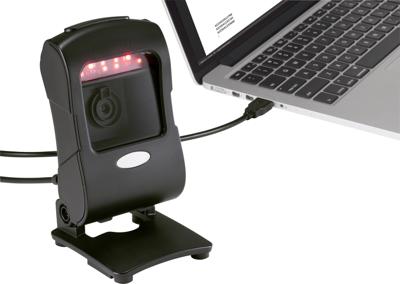 Renkforce 2D-barcodescanner Kabel 2D Imager Zwart Desktop USB-A 1.1, USB-A 2.0