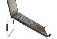 R-Go Tools R-Go Steel Travel Laptopstandaard, wit - thumbnail