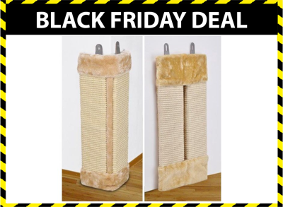 HI Krabpaal voor katten - Kattenluikflap - krabplank - 23 x 3 x 50 cm - Beige