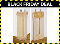 HI Krabpaal voor katten - Kattenluikflap - krabplank - 23 x 3 x 50 cm - Beige - thumbnail