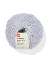 HEMA Acryl-wol garen lichtblauw 100gram 165meter - thumbnail