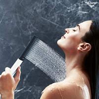 Hansgrohe Staafhanddouche RainFinity 100 1jet Mat Wit - thumbnail