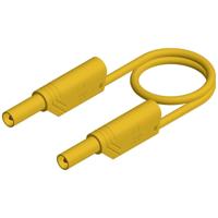 SKS Hirschmann MLS WS 100/1 ge Veiligheidsmeetsnoer Banaanstekker 4 mm Banaanstekker 4 mm 1.00 m Geel 1 stuk(s) - thumbnail