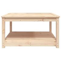 Tuintafel 82,5x82,5x45 cm massief grenenhout - thumbnail
