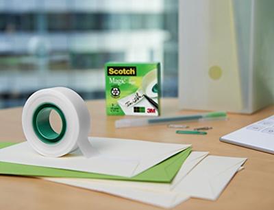 Scotch plakband Magic Tape, ft 19 mm x 7,5 m, blister met dispenser Scotch plakband Magic Tape, ft 19 mm x 7,5 m, blister met dispenser