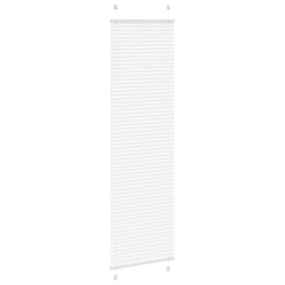 Pliss rolgordijn 65x200 cm stofbreedte 64,4 cm polyester wit - thumbnail