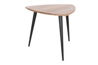 Hoofdtafel DKD Home Decor Metaal Acacia 90 x 90 x 76 cm - thumbnail