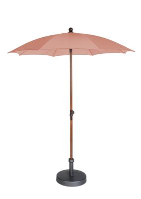 Stokparasol Olivia 200/8/33/36 wood lantana Max&Luuk - Max luuk
