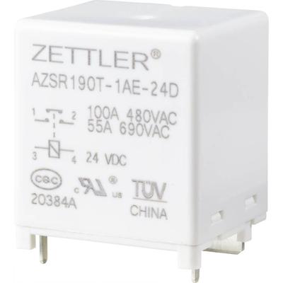 Zettler Electronics AZSR190T-1AE-24D Powerrelais 24 V/DC 100 A 1x NO 1 stuk(s)