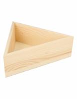 Verpakkingsdoosje Hout Driehoek (15 x 15 cm) - thumbnail