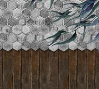 Vanilla Lime Vanilla Lime Fotobehang Floral Tiles - 014260 - thumbnail