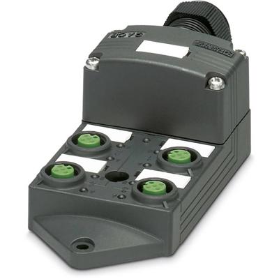 Phoenix Contact SACB-4/ 8-SC SCO P 1452932 Passieve sensor/actorbox M12-verdeler met kunststof schroefdraad 1 stuk(s) Piece