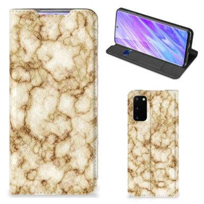 Samsung Galaxy S20 | Standcase | Marmer Goud