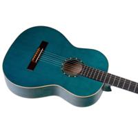 Ortega Family Series R121SNOC Full-Size Guitar Ocean Blue klassieke gitaar met gigbag - thumbnail