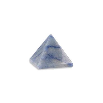 Edelsteen Piramide Blauwe Kwarts - 40 mm