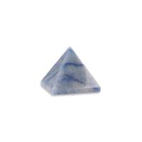 Edelsteen Piramide Blauwe Kwarts - 40 mm - thumbnail