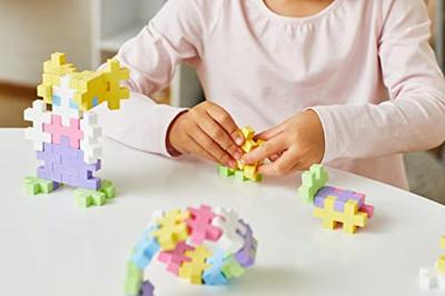 Plus Plus Opbergbox pastel big plus-plus: 70 stuks (3275)