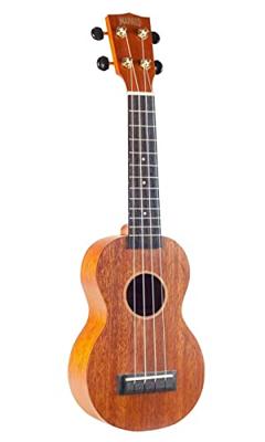 Mahalo MJ1/TBR Java Series sopraan ukelele transparent brown
