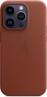Apple Leather MagSafe Case iPhone 14 Pro Umber - thumbnail